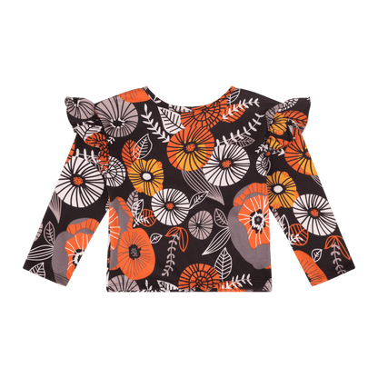 Baby Girls Ruffle Flutter Sleeve Top | Multicultural Kids Clothing