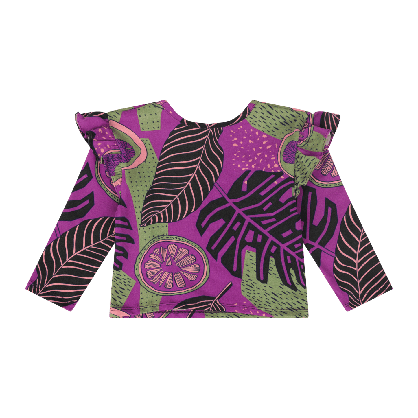 Baby Girls Ruffle Flutter Sleeve Top | Multicultural Kids Clothing