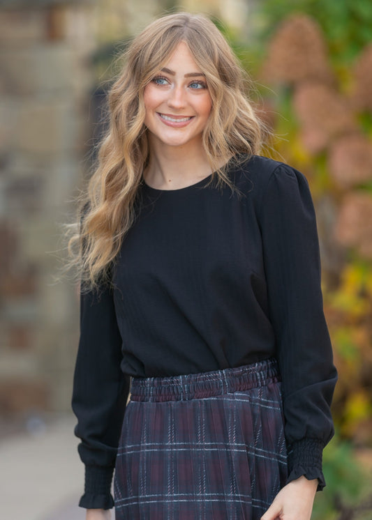 Blake Cinched Sleeve Blouse