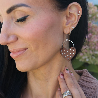 Brown Studded Harlow