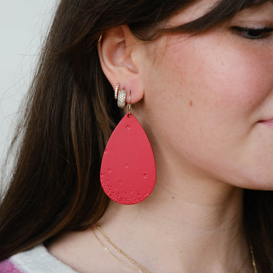 Crimson Starscape Teardrops