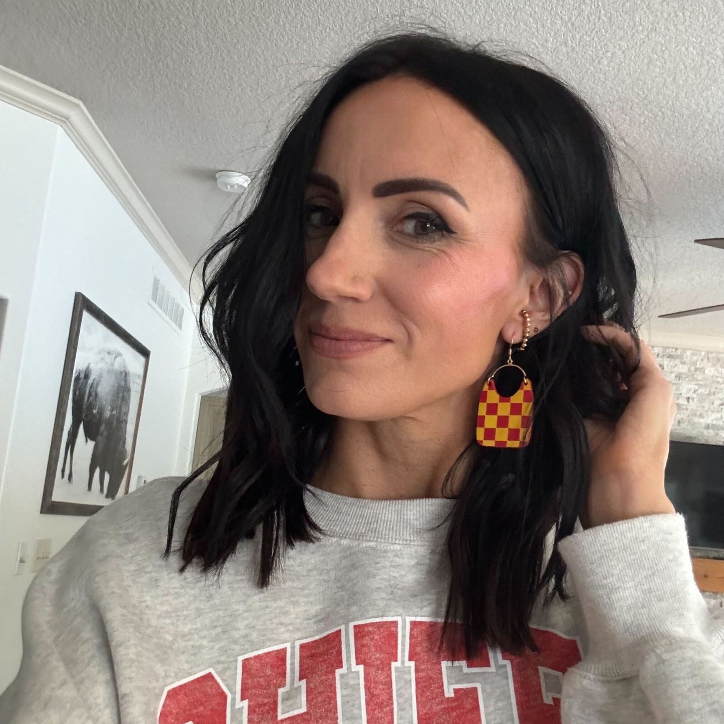 Crimson & Yellow Checkmate Charlies