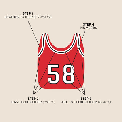 Custom Basketball Jersey Earrings