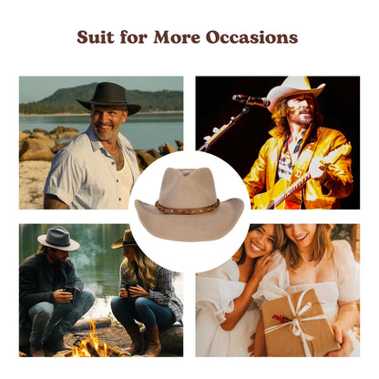 Driftwood Tan Felt Cowboy Hat