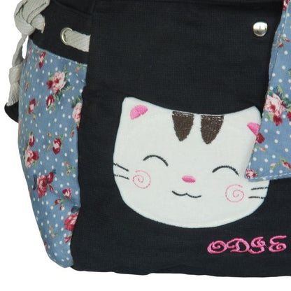 [Endless Love] Fabric Art School Backpack Outdoor Daypack