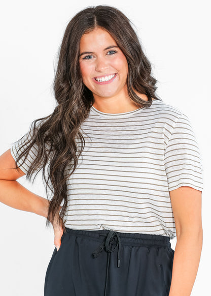 Essential Linen Short Sleeve T-shirt