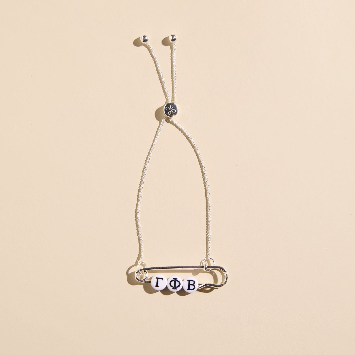 Gamma Phi Beta Sorority Safety Pin Bracelet - Officially Licensed