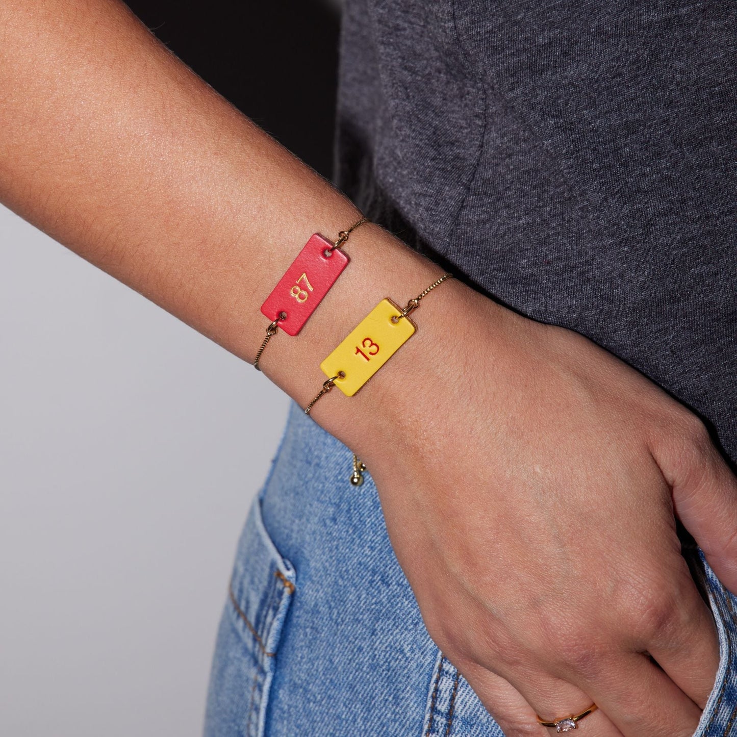 Gold Custom ID Bolo Bracelet