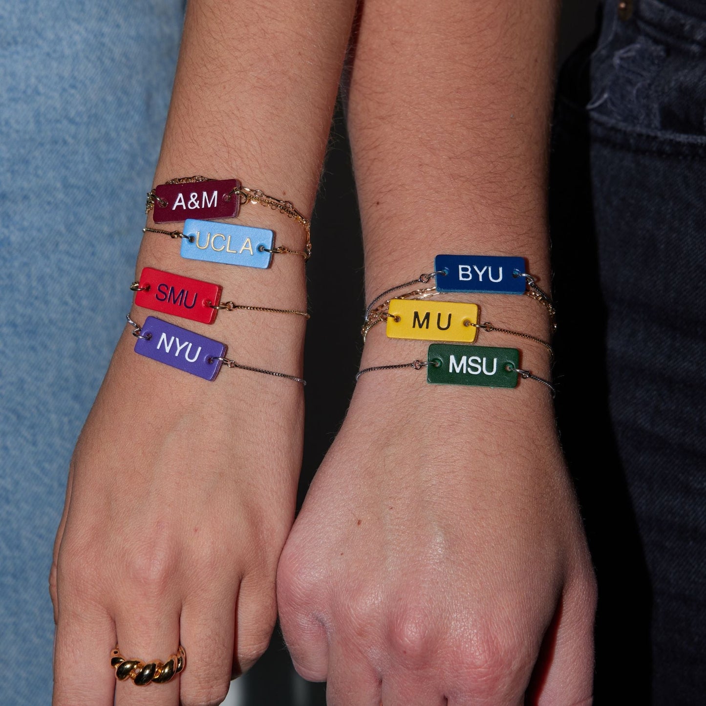 Gold Custom ID Bolo Bracelet