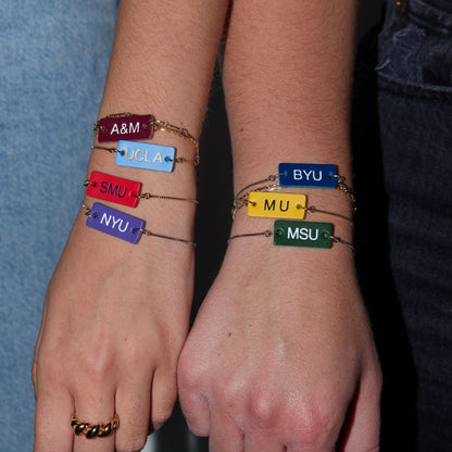 Gold Custom ID Bolo Bracelet