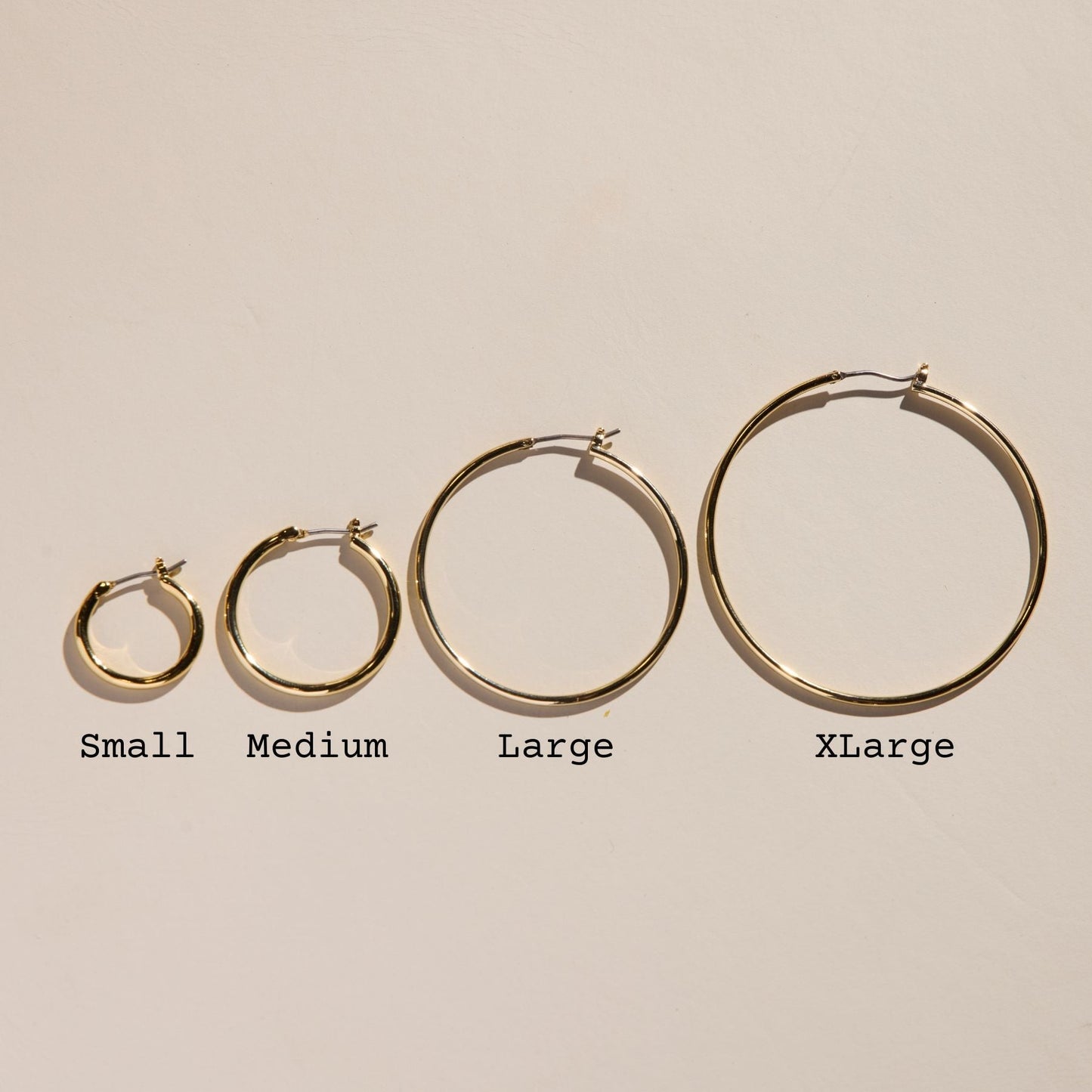 Gold Halo Hoops