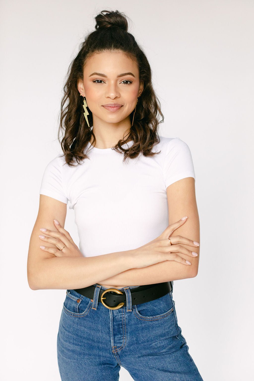 Gold Leaf Lightning Bolts