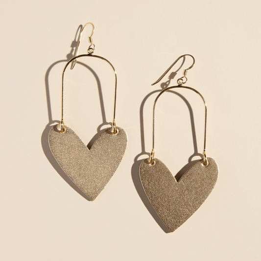 Gold Satin Sweethearts