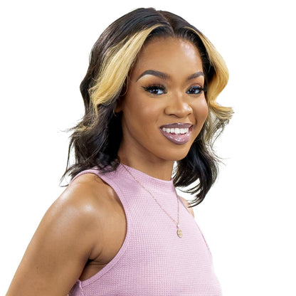 Honeycomb 13x4 Transparent Lace Front 100% Human Hair Bob Wig