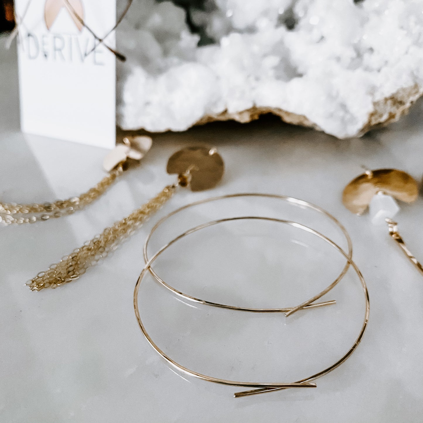 Hoop Threader Earrings