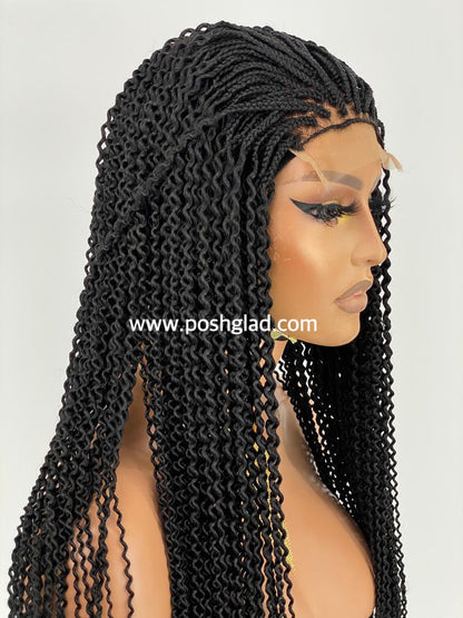 Watermelon Twist Braid - Lace Closure 4x4 - Oluchi
