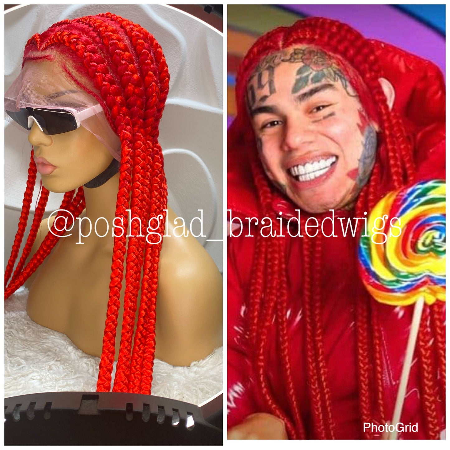 POP SMOKE IN FIRE RED