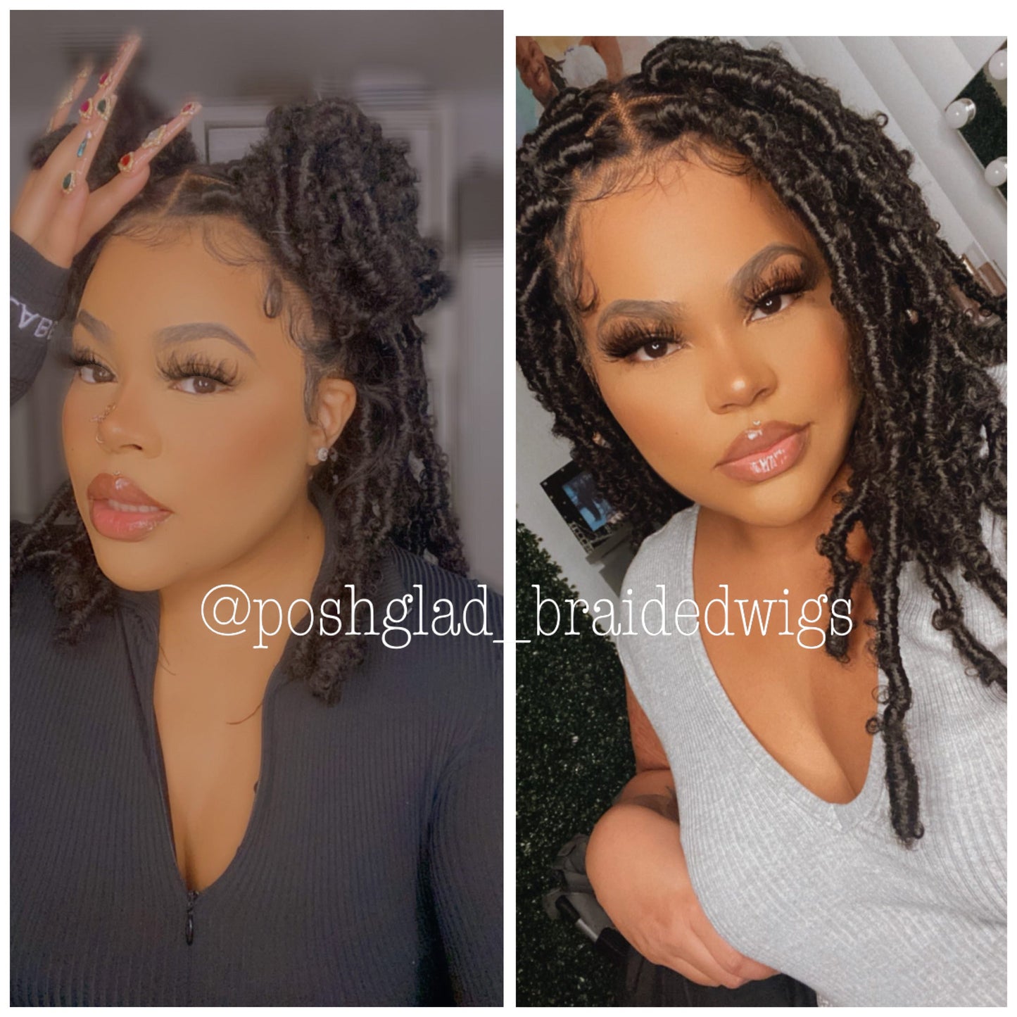 Short Butterfly Locs - Rebecca