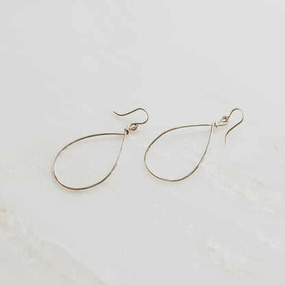 Textured Teardrop Earrings