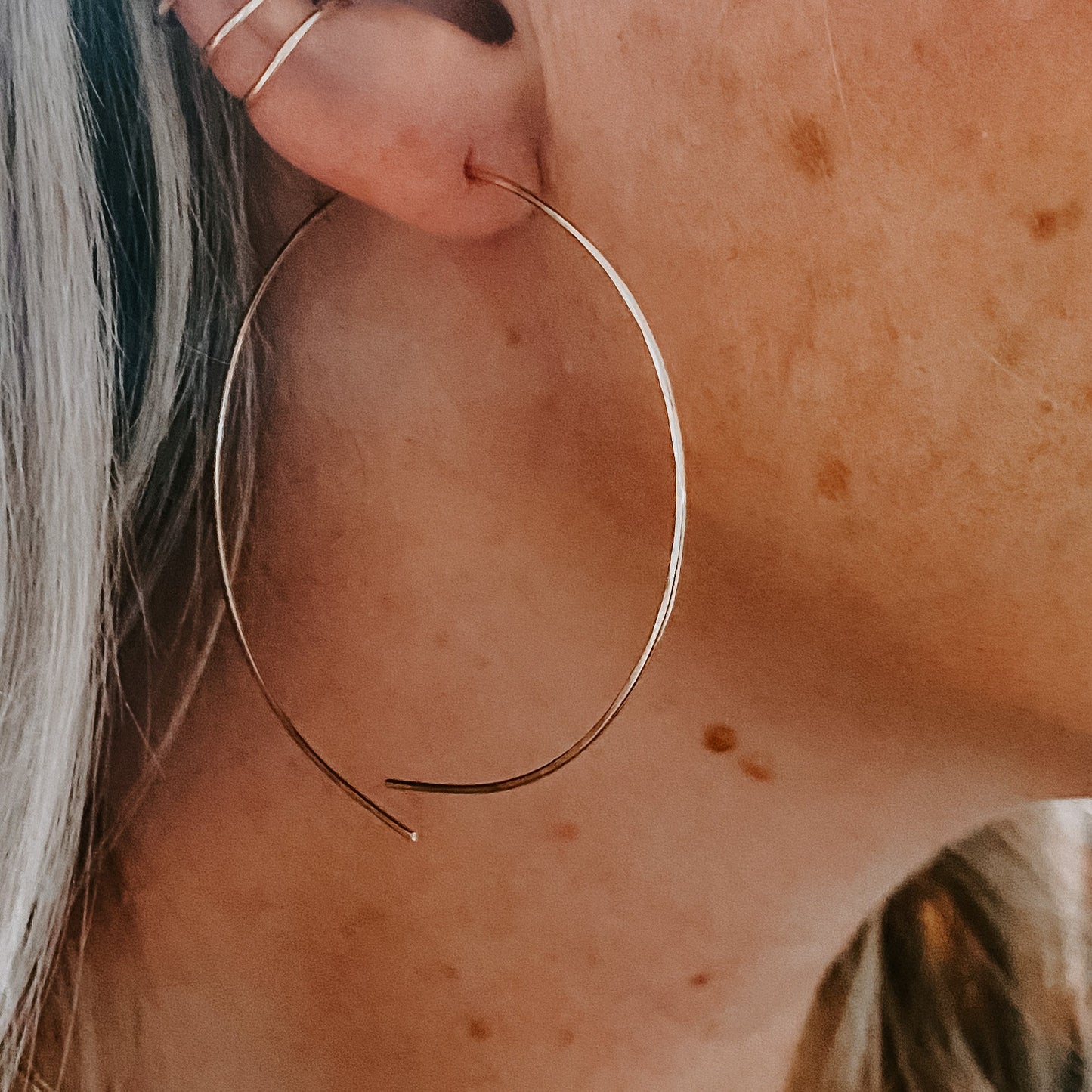 Hoop Threader Earrings