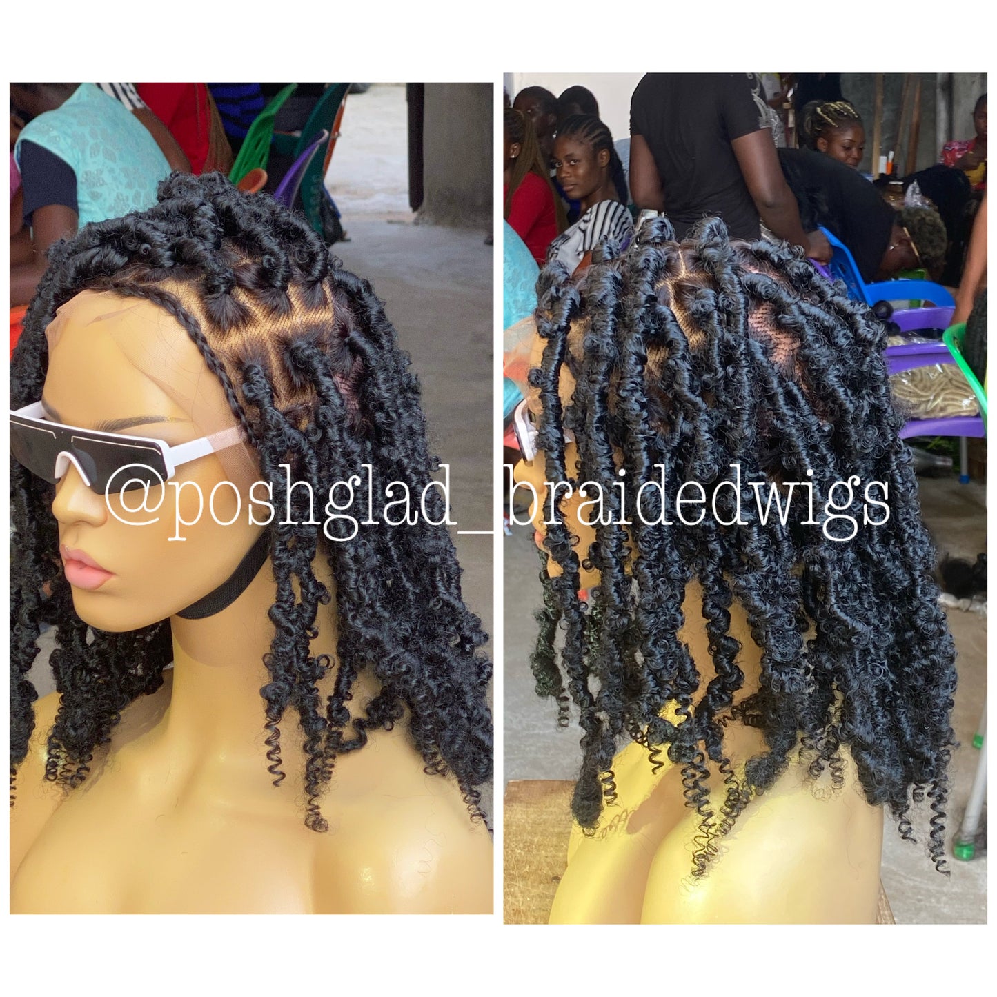 Short Butterfly Locs - Rebecca