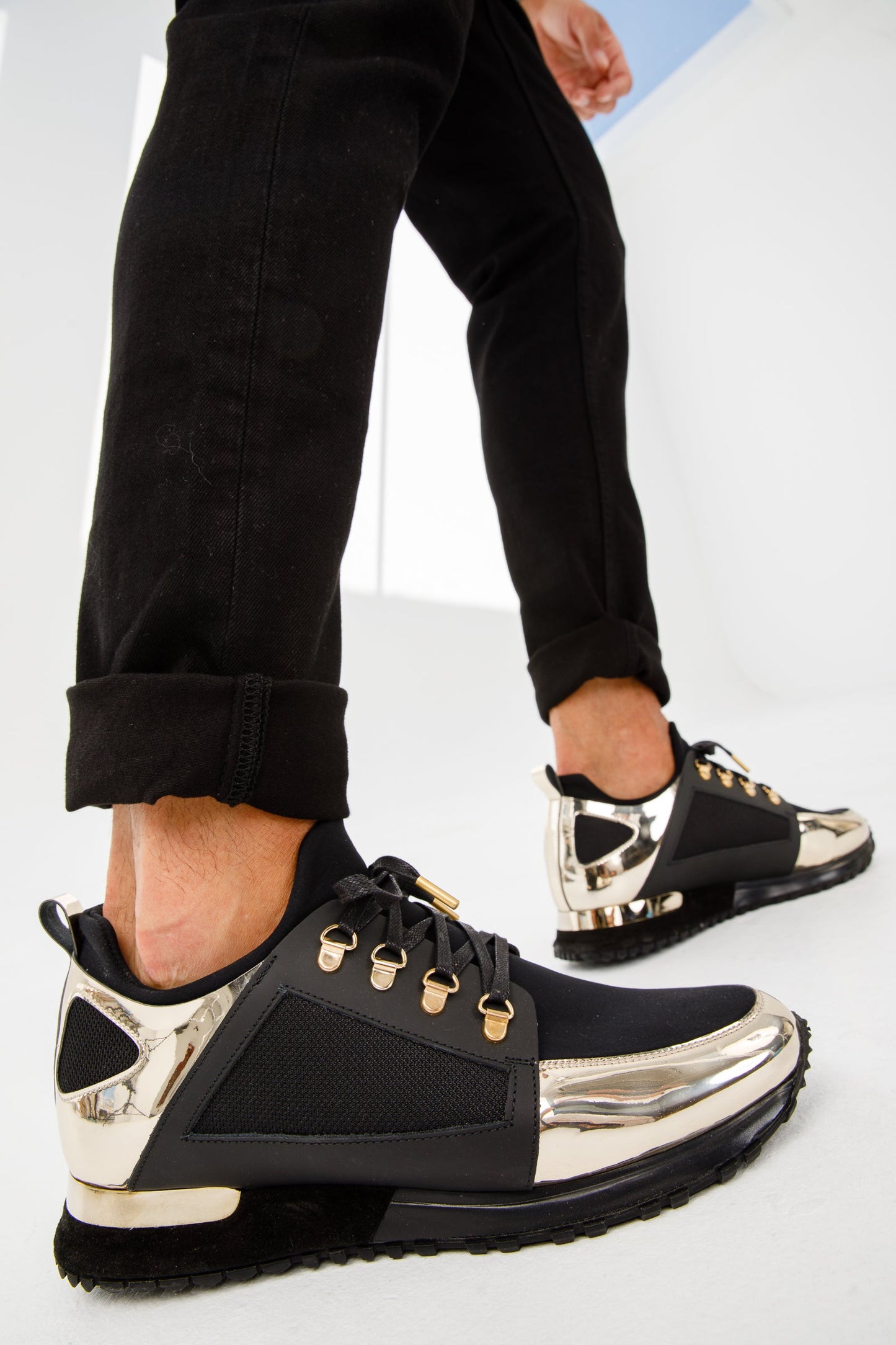The Emir Gold Leather Men Sneaker Limited Edition