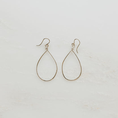 Textured Teardrop Earrings