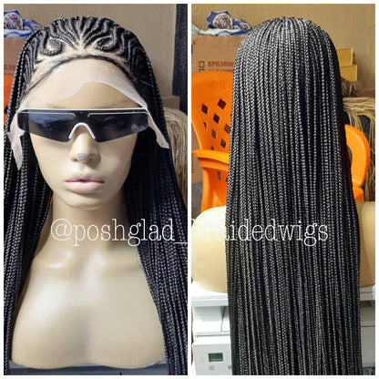 Wig Fab Cornrow 13 by 4 Ready to ship