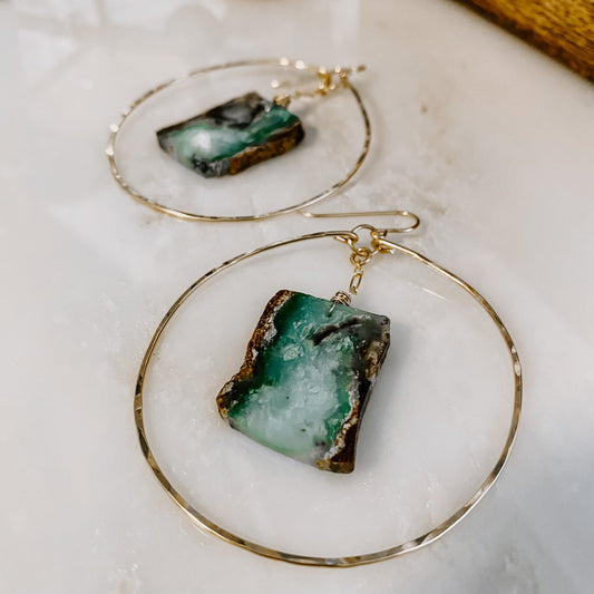 Coastline Hoop Earrings