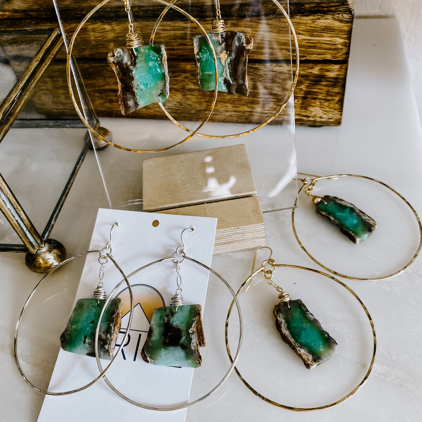 Coastline Hoop Earrings