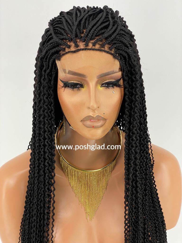 Watermelon Twist Braid - Lace Closure 4x4 - Oluchi