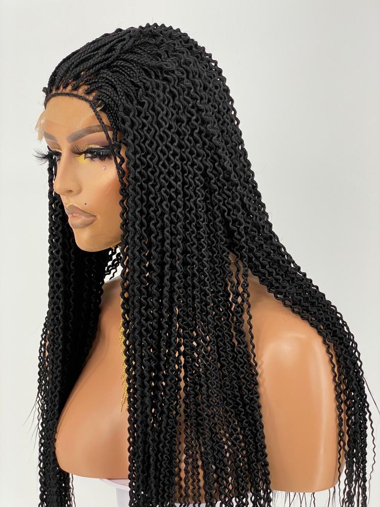 Watermelon Twist Braid - Lace Closure 4x4 - Oluchi