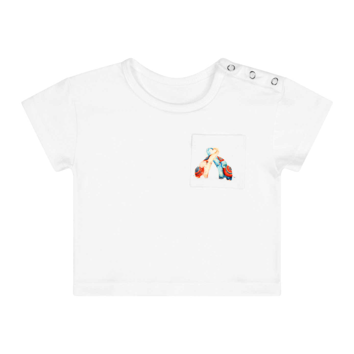 Infant Elefante Pocket T-Shirt | Multicultural Kids Clothing