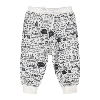 Infant Hello Jogger Set | Multicultural Kids Clothing