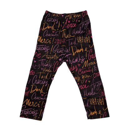 Infant Thank You Leggings | Multicultural Kids Clothing
