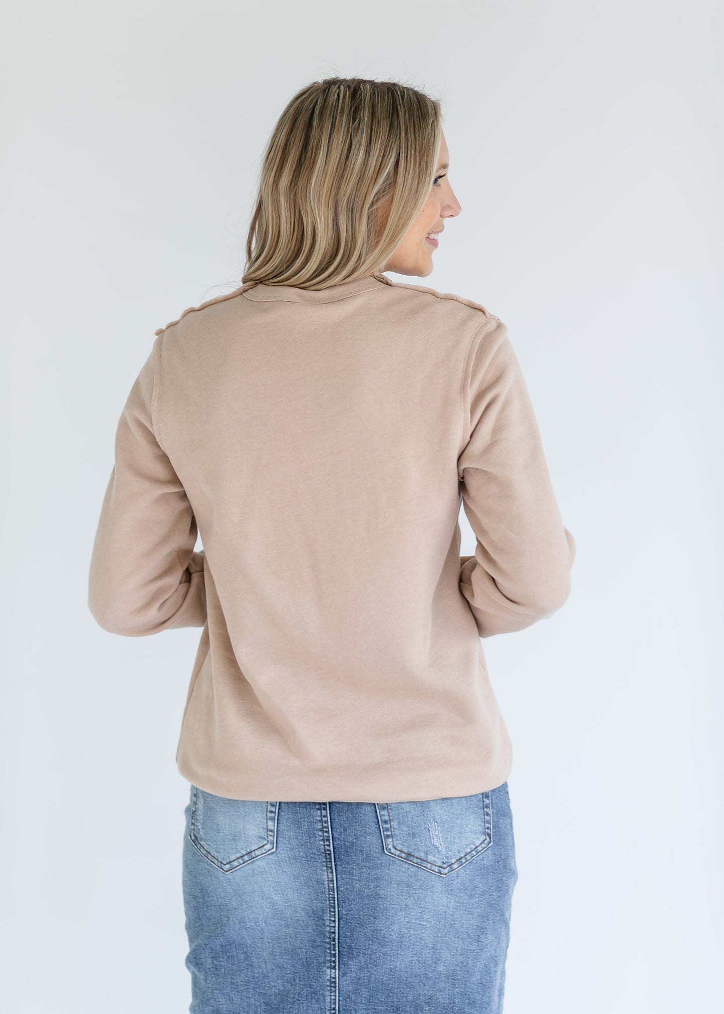 Inherit Raw Edge Crewneck Sweatshirt