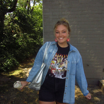 Kansas City Football Jersey Earrings #13 & #87