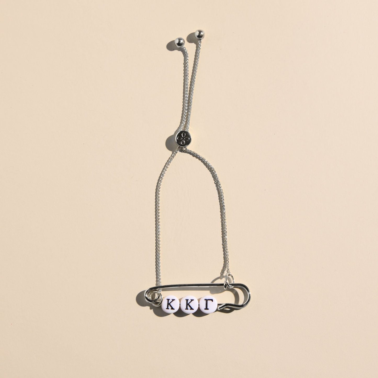 Kappa Kappa Gamma Sorority Safety Pin Bracelet - Officially Licensed