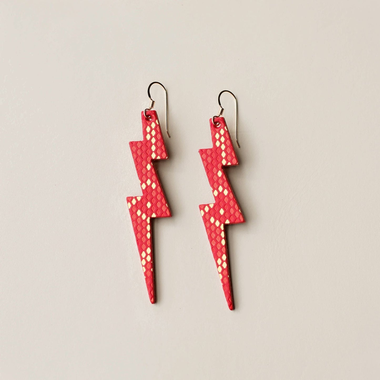 Red KC Lightning Bolts