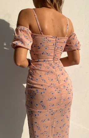 Irregular Spaghetti-Strap Dress for Women