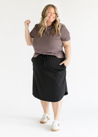 Kenedi Sport Athletic Midi Skirt