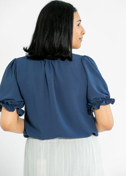 Laurel V-neck Short Sleeve Top - FINAL SALE