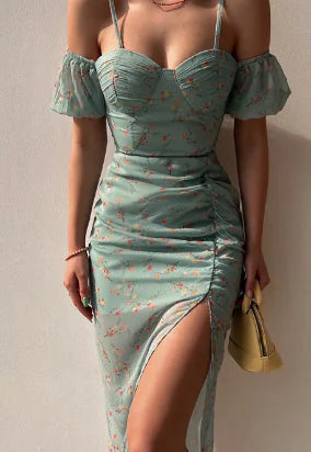 Irregular Spaghetti-Strap Dress for Women