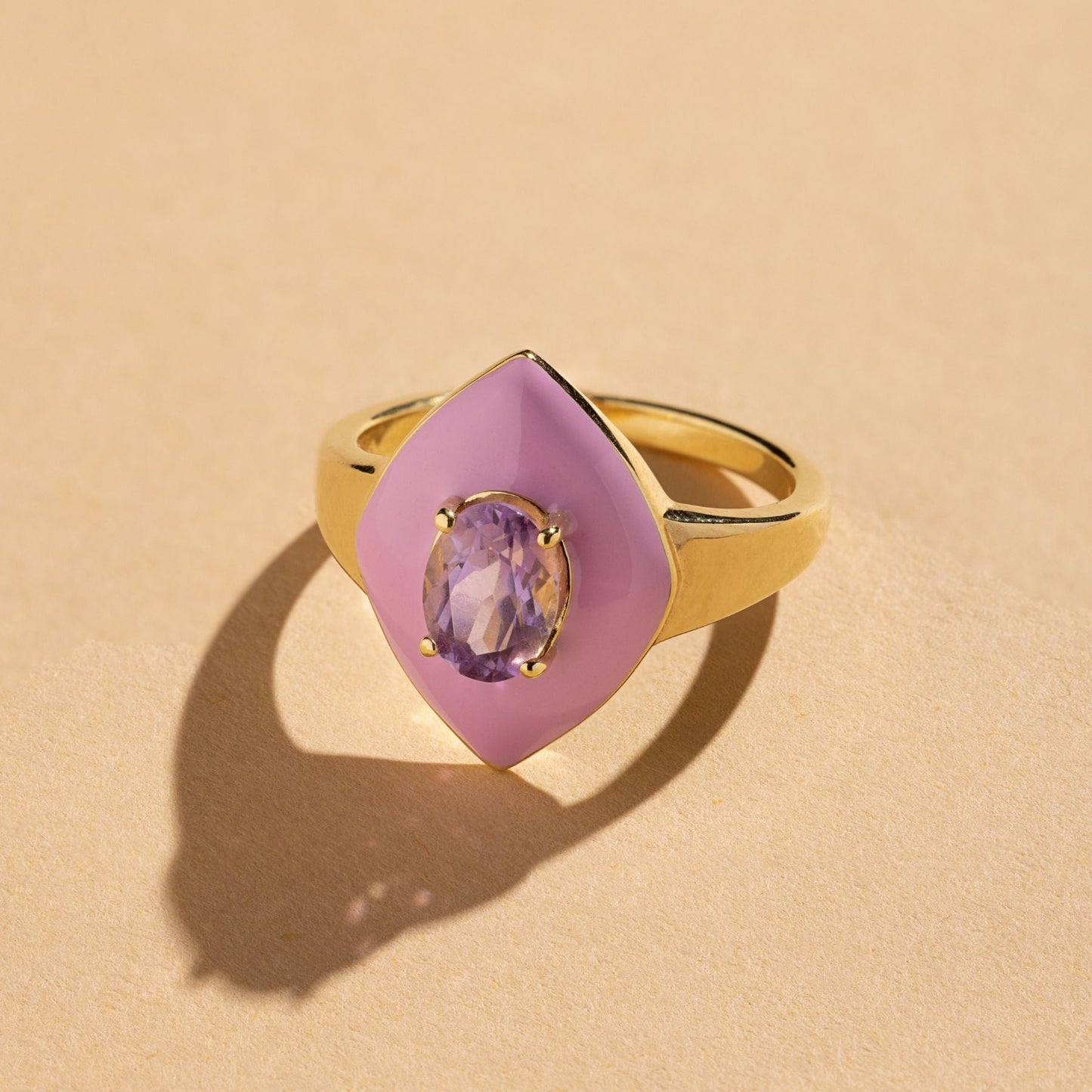 Marisol Enamel and Stone Ring
