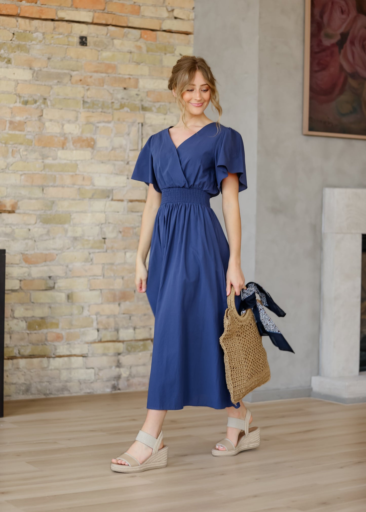 Montie Flutter Sleeve Maxi Dress - FINAL SALE