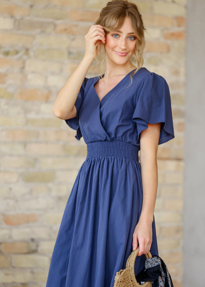 Montie Flutter Sleeve Maxi Dress - FINAL SALE