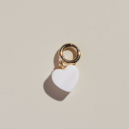 Mother of Pearl Heart Charm