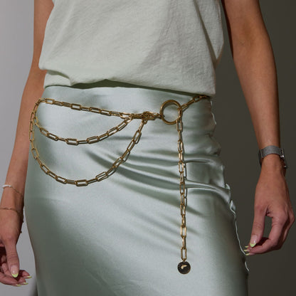Natalya Triple Chain Belt