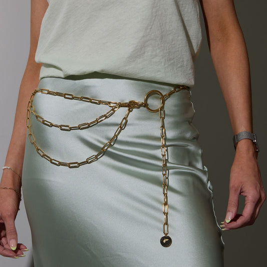 Natalya Triple Chain Belt