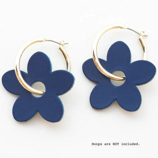 Navy Petal Charms
